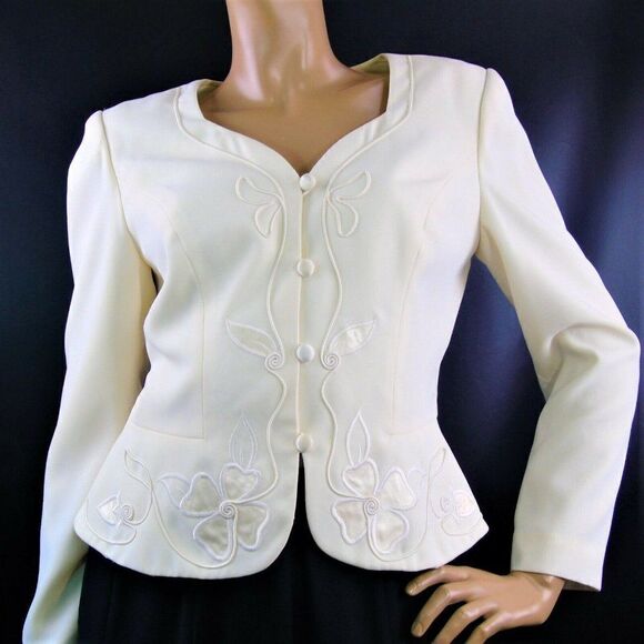 Vintage Warren Petites Peplum Jacket - Picture 2 of 8